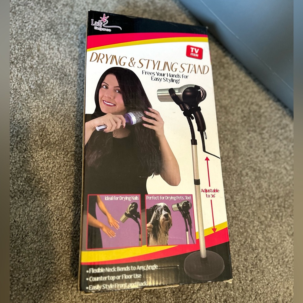 NEW drying and styling stand for hair dryer